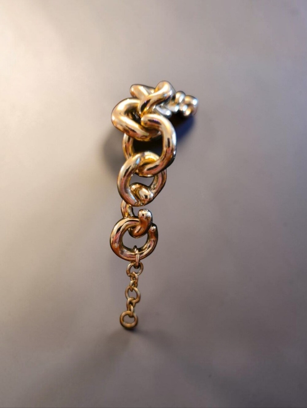 J. Crew Goldtone Link Drop Women Bracelet - Picture 3 of 5